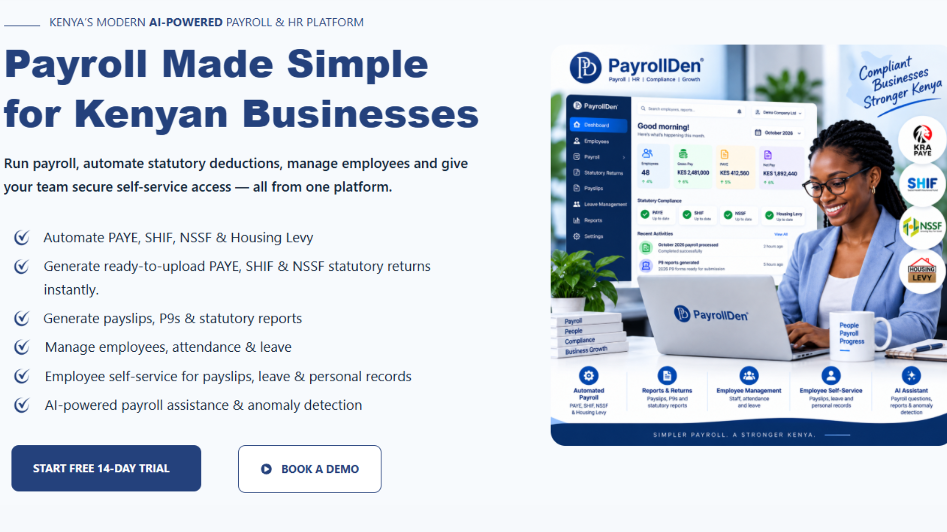 KENYA’S MODERN AI-POWERED PAYROLL & HR PLATFORM