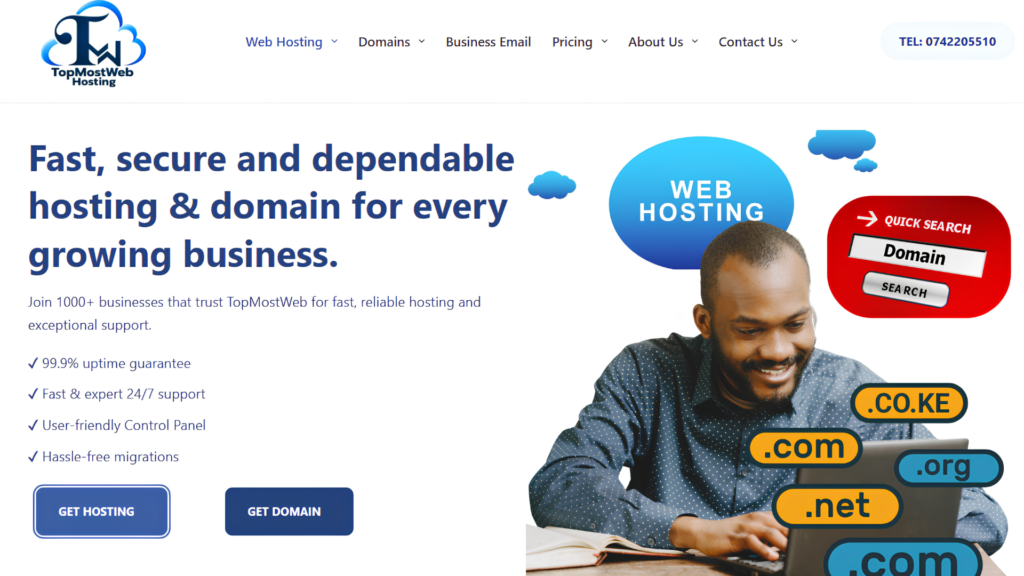 TopMostWeb Hosting & Domain Registration
