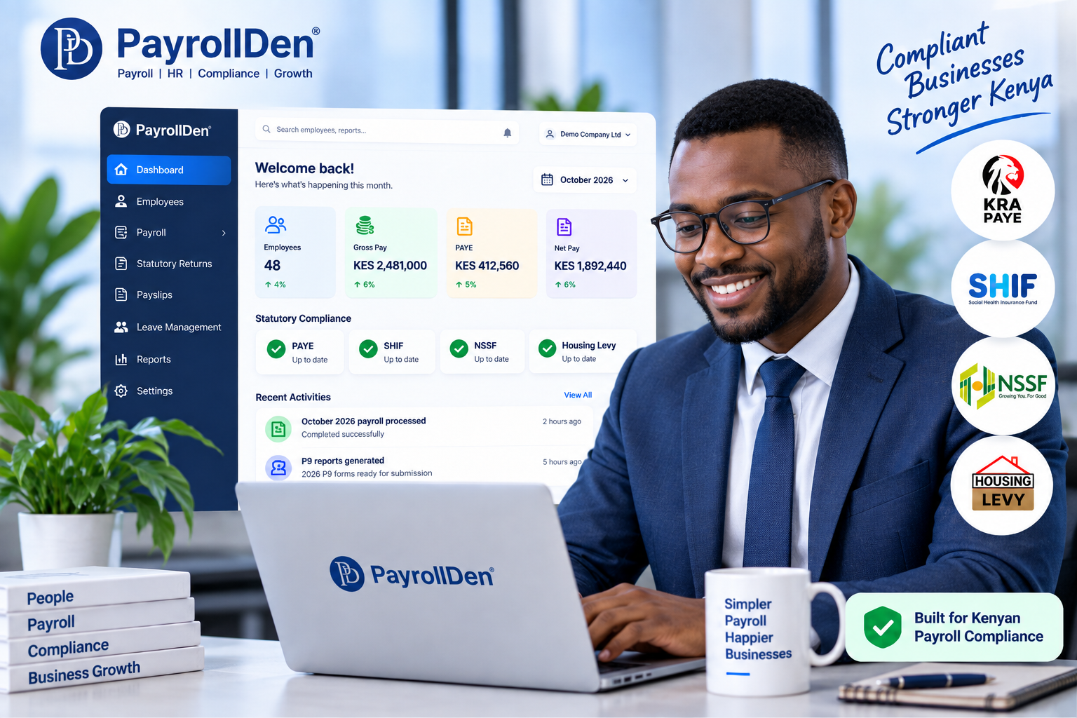 KENYA’S MODERN AI-POWERED PAYROLL & HR PLATFORM
