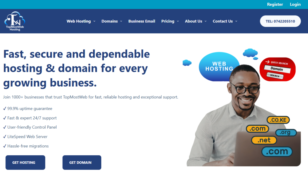TopMostWeb Hosting & Domain Registration